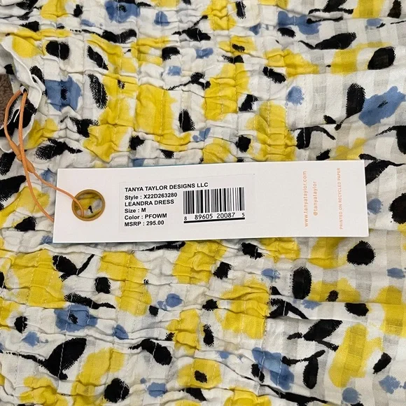 Tanya Taylor Yellow and Blue Floral Swimwear - Picture 4 of 8